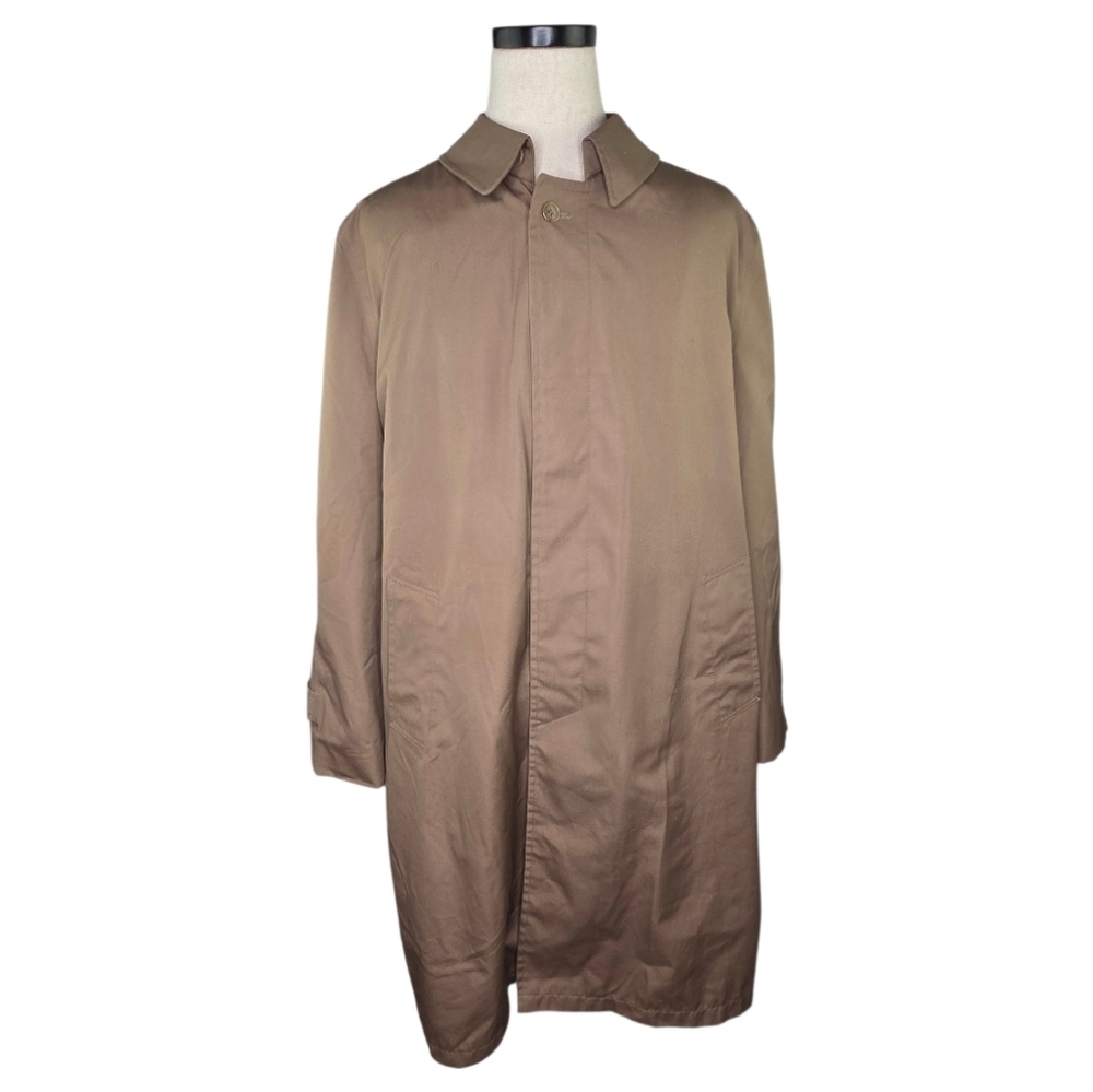 Misty Harbor 44L Rare Vintage Trench Coat w/ Original Removable Faux Fur Liner